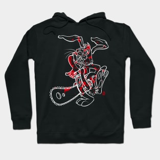 Chainsaw Bunny Cartoon Hoodie